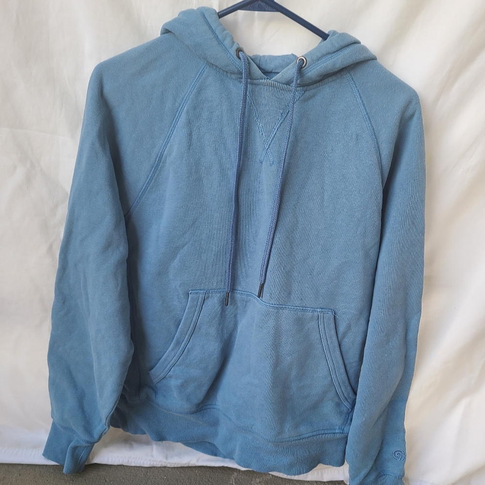 champion hoodie blue size small